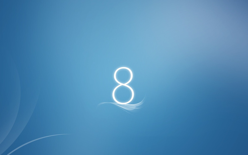 numbers, 2K, minimalism, Windows 8