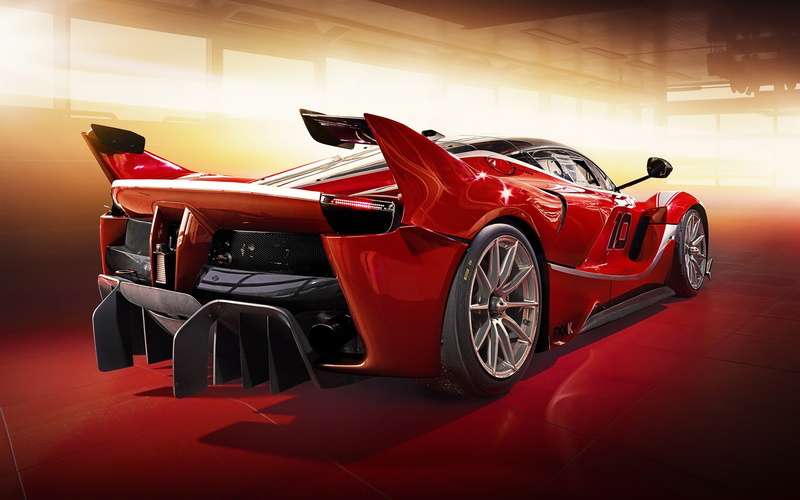 Ferrari FXX-K, red, Ferrari, car, 2K, vehicle