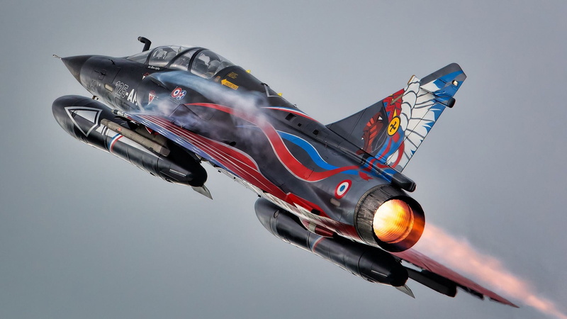 Dassault Mirage 2000, 1080P, Mirage 2000, The French air force, Fighter, Army Air, The fast and the furious