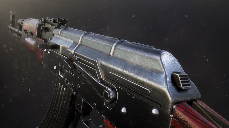 3d, Tim Berngholz, Fingerprints, 1080P, AKM, gun