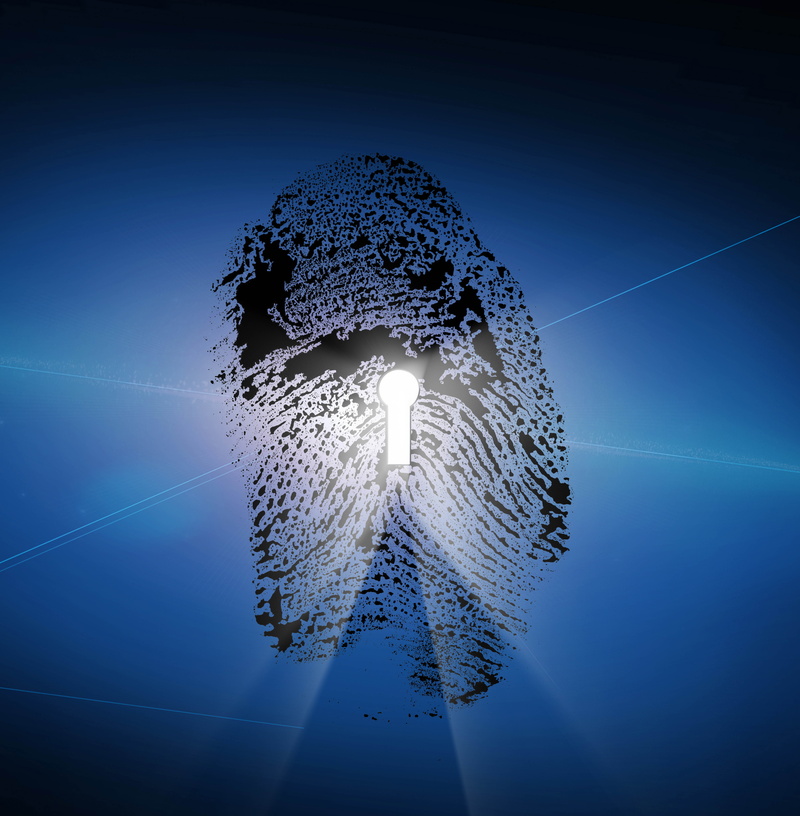 8K, fingerprinting, rays, imprint