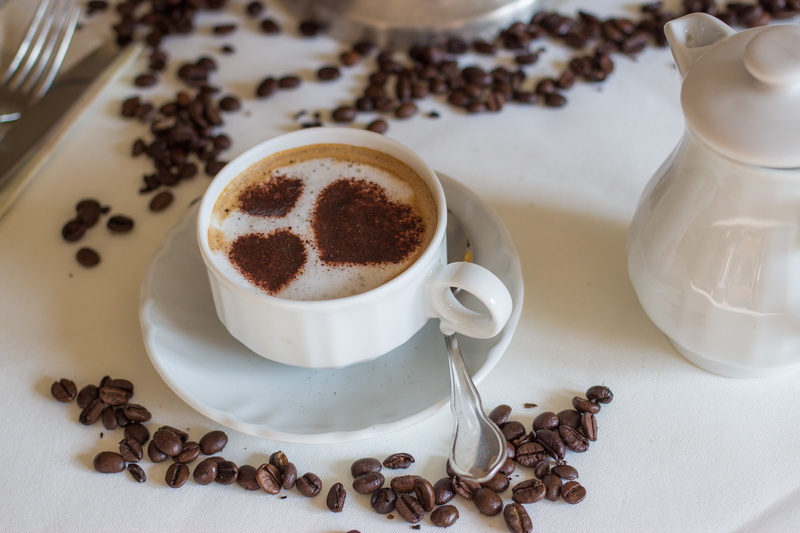 heat - Temperature, set, coffee beans, breakfast, coffe, frothy drink, coffee - Drink, no people, bean, foam, coffee pot, hot drink, coziness, ceramic