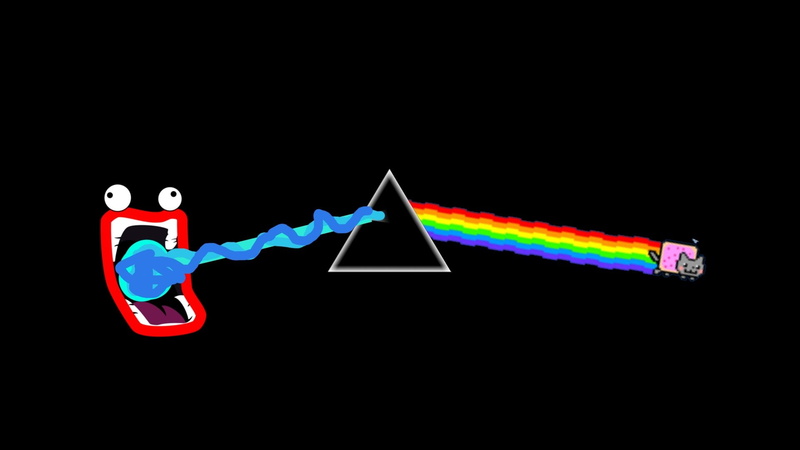 shoop, whoop, cat, 1080P, nyan, pink, floyd