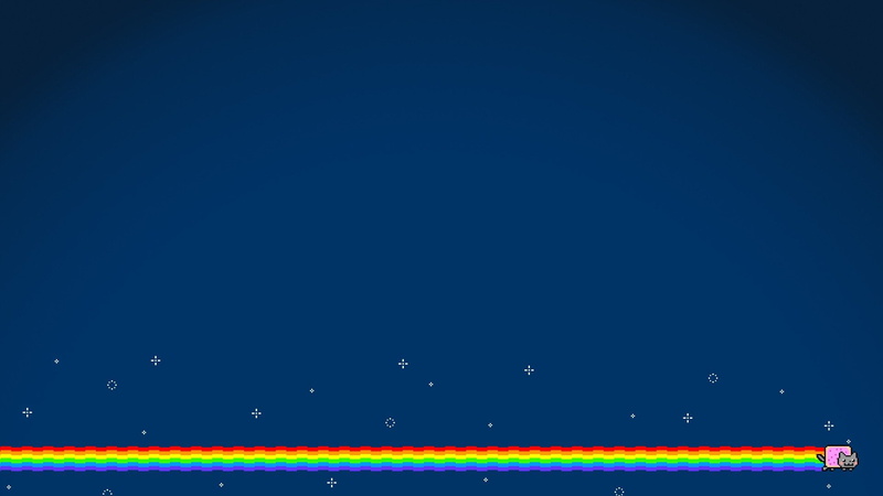 rainbows, cats, 1080P, cat, space, nyan, outer, pop tarts