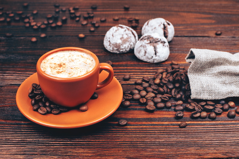 non-alcoholic beverage, brown, mug, coffee Crop, mocha, roasted, candy, cappuccino, close-up, morning, background, backgrounds, roasted coffee bean, cafe