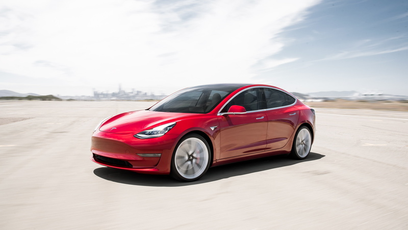 4K, 4K, Tesla Model 3 Performance, electric cars, 2019 Cars