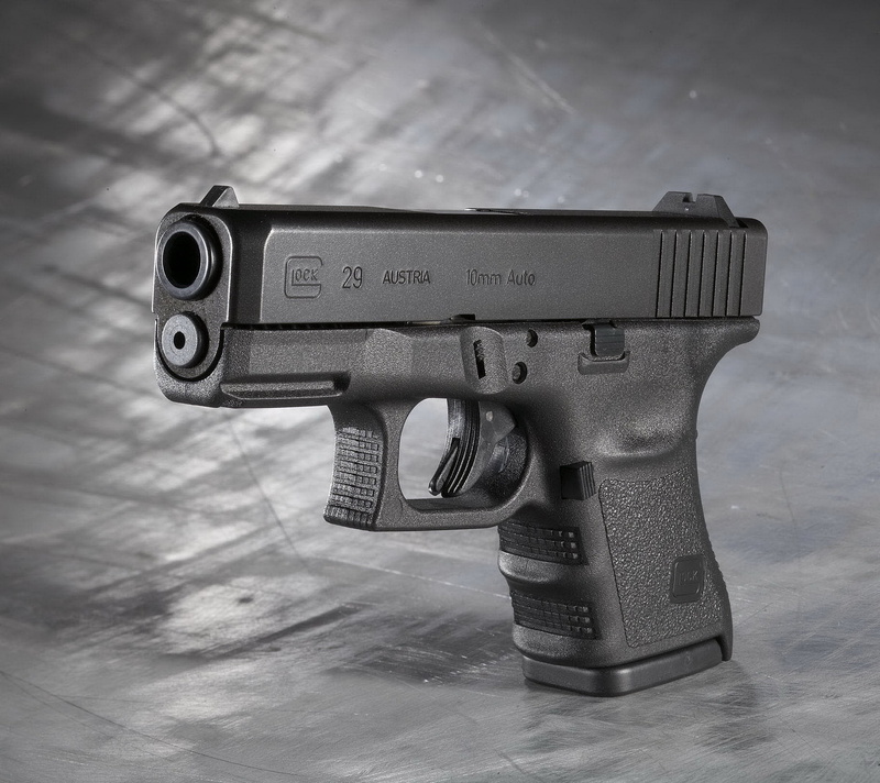 Glock-29, Glock 29, black, pistol, automatic, semi, (Austria), Gun, 1080P
