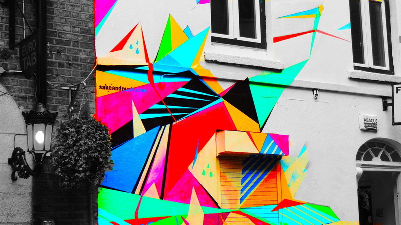 1080P, Primary Colors, Ireland, Selective Coloring, Dublin
