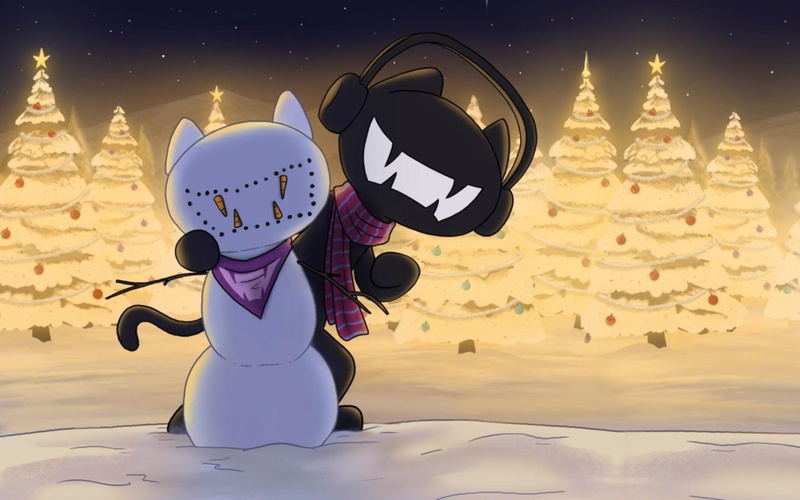 holiday, celebration, clothing, girls, warm clothing, nature, leisure activity, land, women, Monstercat, 720P, sky, beauty in nature, hat, lifestyles