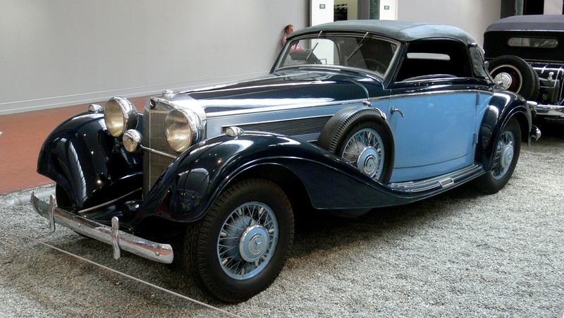 old-fashioned, day, chrome, retro Styled, elegance, vintage Car, tire, stationary, wheel, collectors Car, metal, classic, 1938, vintage mercedes-benz, motor vehicle