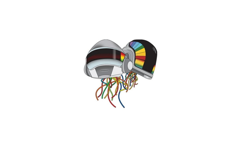 corded, indoors, toy, shape, copy space, cut out, studio shot, design, clear sky, Daft Punk, multi colored, nature, still life, low angle view, motion