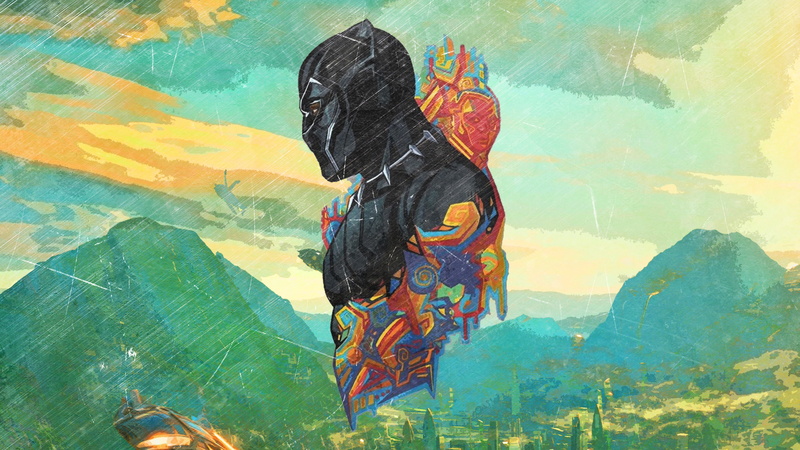 Marvel Comics, artwork, 4K, Kangz, Wakanda
