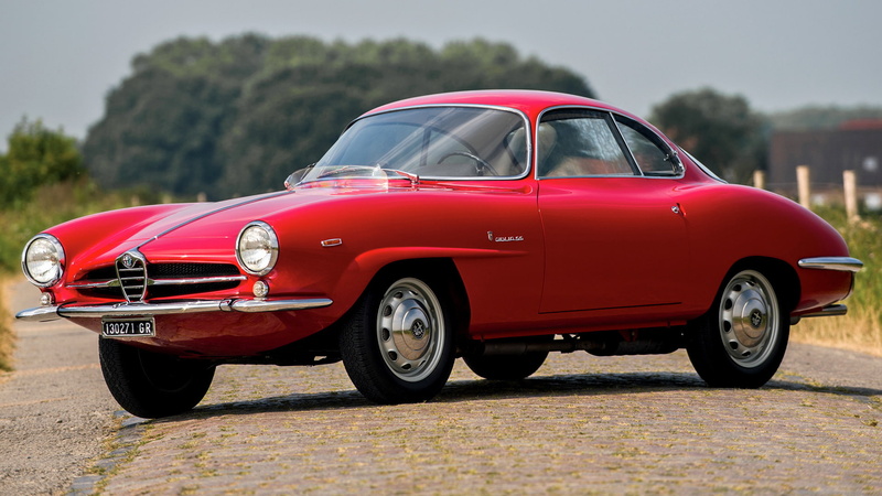 Alfa Romeo Giulia 1600 Sprint Speciale, Alfa Romeo, Car, 1080P, Sport Car, Old Car, Red Car, Coupé