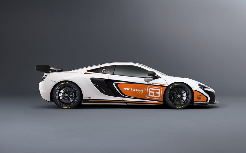 sprint, White, McLaren, 2K, View, s, Side, Supercar, 2015