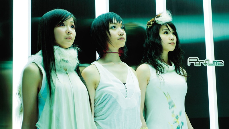 women, Asian, 720P, group of women, Perfume (Band), costumes, black hair, J-pop
