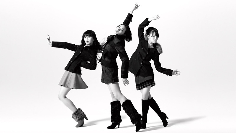 women, J-pop, Perfume (Band), 720P, Asian, monochrome