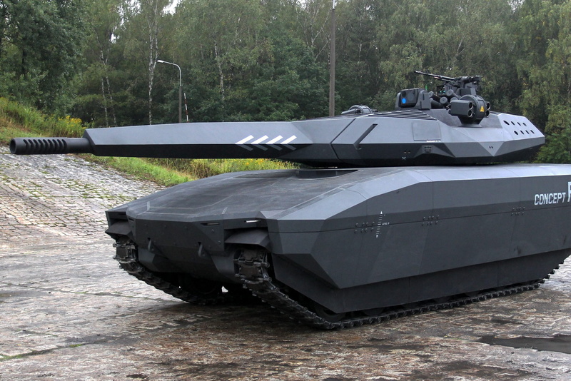STANAG, 2K, non-urban scene, tank, cannon, fighting, Poland, remote control machine gun, land vehicle, nature, concept, mode of transportation, stealth