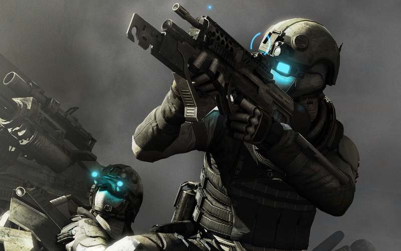 2K, soldier, game, rifle, ghost, recon, gun, future, concept, poster