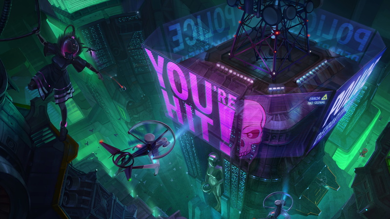 4K, hologram, artwork, futuristic, cyberpunk, futuristic city