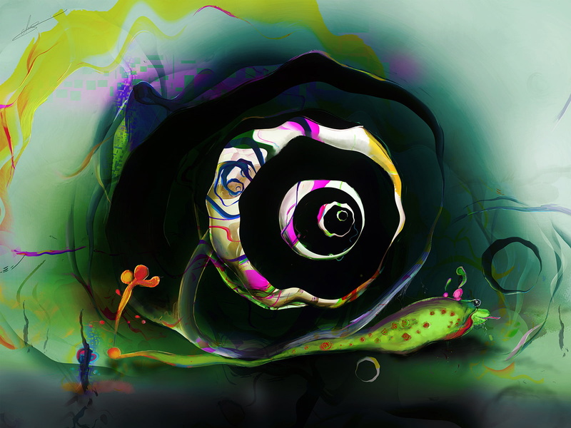 flower, Abstract Holograms, black hole, nature, close-up, pink color, 720P, abstract, flowering plant, multi colored, art and craft, creativity, no people