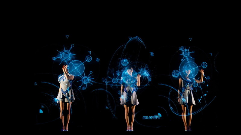 Asian, science fiction, Perfume (Band), women, Concerts, 720P, Hologram