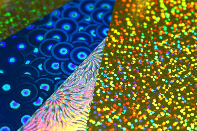 pattern, large group of objects, creativity, photo paper, art and craft, shape, variation, blue, animal themes, multi colored, choice, abundance, hologram