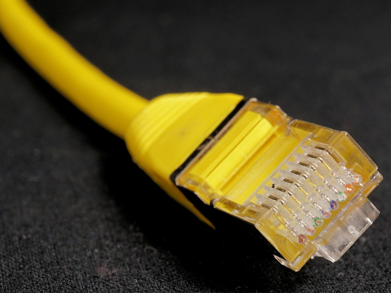 plastic, yellow, data exchange, black background, network connection plug, industry, technology, network, no people, cable, computer science, textile, binary