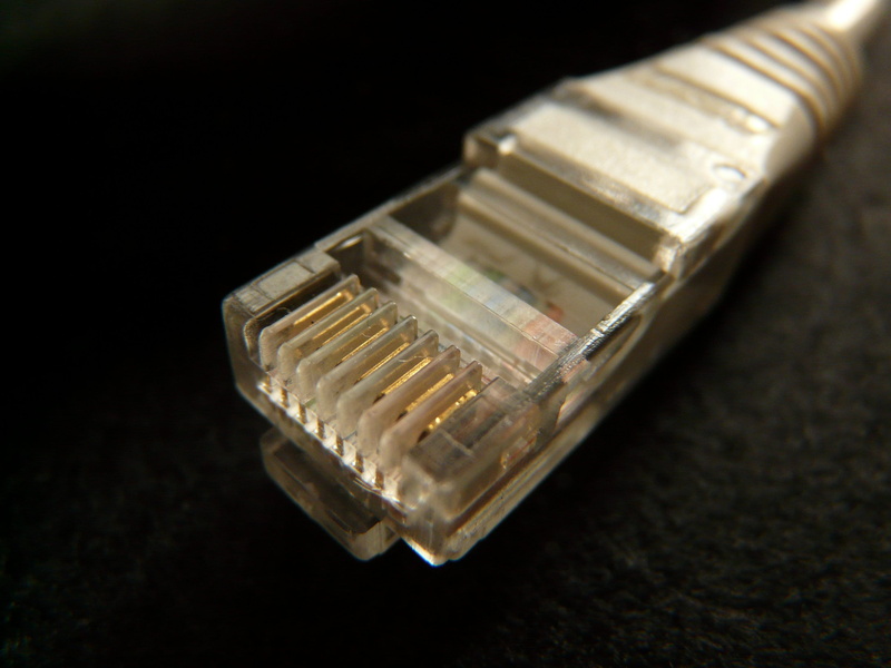 close-up, gray, connector, computer, connection, black background, wealth, transmission, rj, Internet, cable, computer equipment, metal, computer network