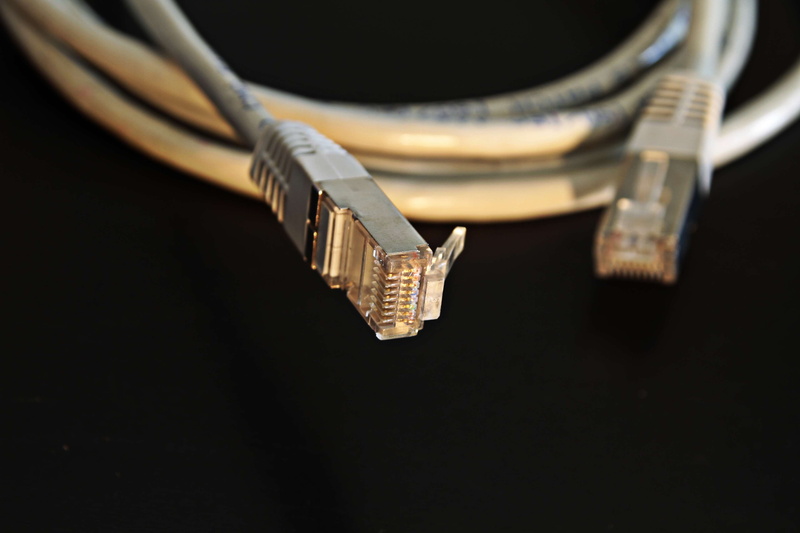 ethernet cable, macro, equipment, black background, connection, indoors, single object, close up, table, computer cable, still life, close-up, network connector