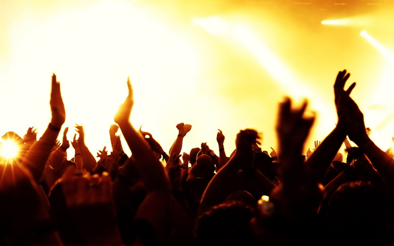 performance Group, cheerful, ecstatic, excitement, large Group Of People, pop Musician, sound, musician, lighting equipment, live Event, performer, popular Music Concert