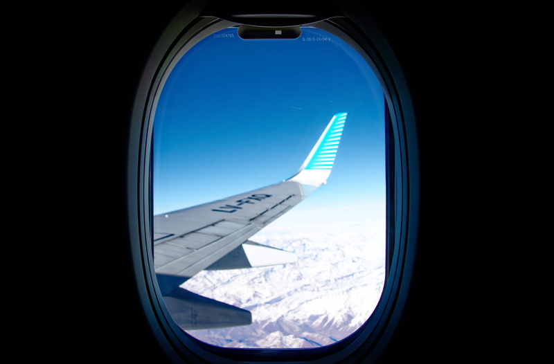 public transportation, projector, vehicle interior, outdoors, car, light, glass - material, nature, travel, wing, shutter, blue, porthole, transparent