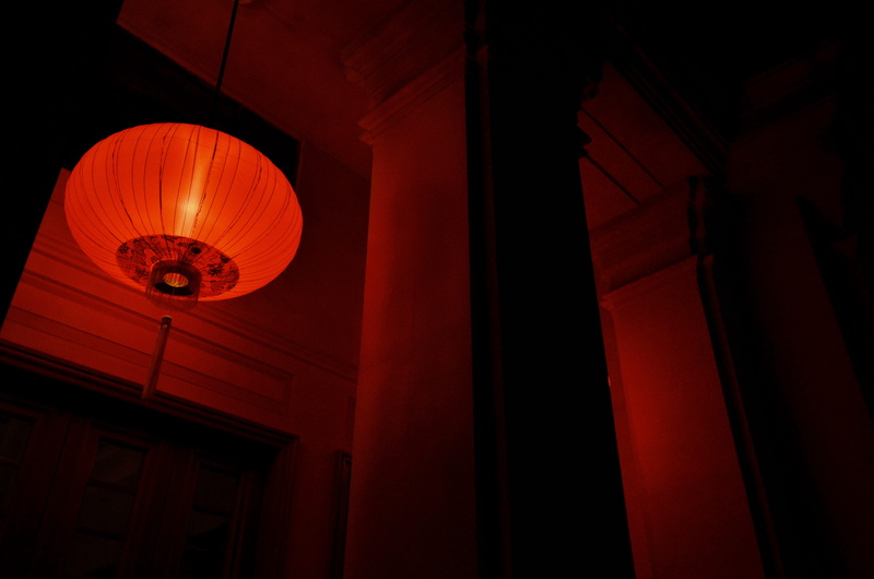 illuminated, lantern, indoors, light, hanging, corridor, red light, dark, lamp side, darkness, night, no people, architecture, low, red, celebration, red light in dark room