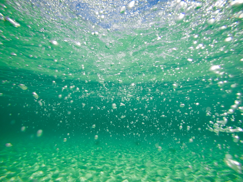 ocean, purity, water, freshness, underwater, 4K, close-up, green color, backgrounds, day, sea, full frame, bubbles, nature, bubble, no people, refreshment