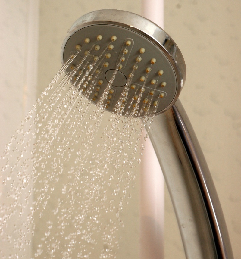 1080P, metal, home, shower, steel, drop, bathroom, faucet, close-up, indoors, focus on foreground, wash, no people, wet, white color, shower Head, low angle view