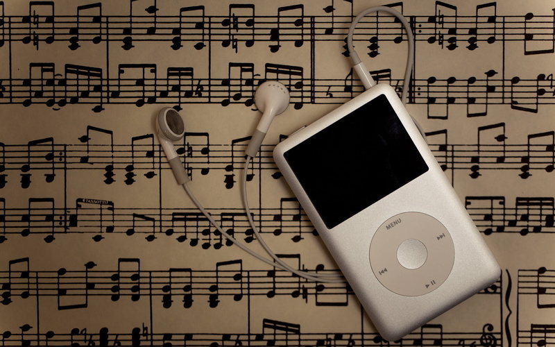 large group of objects, pattern, communication, backgrounds, indoors, musical note, iPod, connection, close-up, paper, high angle view, sheet music, arrangement