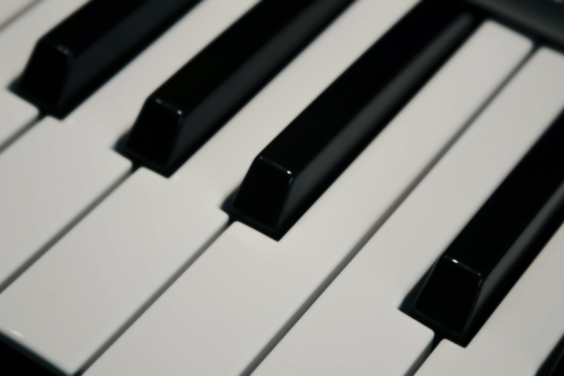 show, pianola, musical notes, playing, buttons, tool, guitar, keys, pentagram, audio equipment, plan, performing arts event, black color, musician, rock