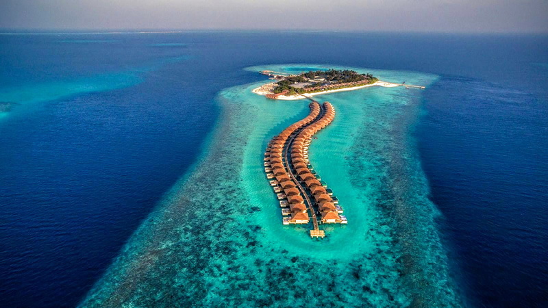 island, atoll, lhaviyani, hurawalhi, 1080P, resort, maldives, aerial, kuredu, photo