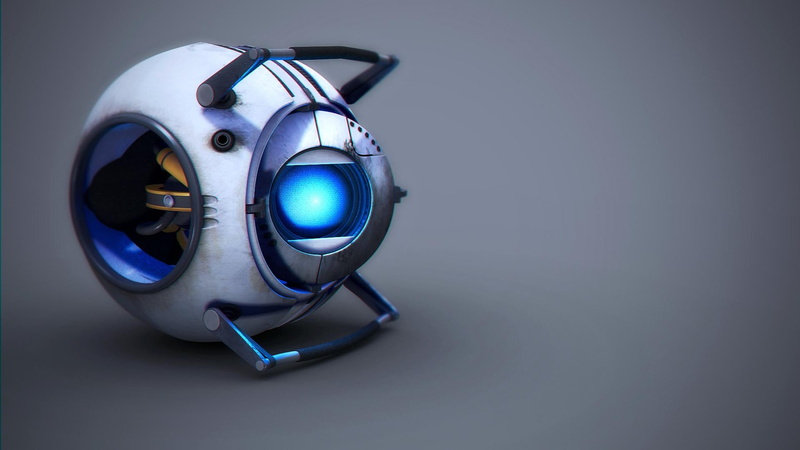Portal 2, 1080P, Wheatley