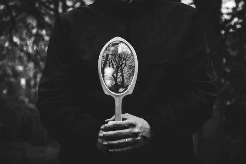 hand, standing, light, hands, portrait, holding, art, wear, woods, obscured face, one person, day, front view, lifestyles, focus on foreground, person