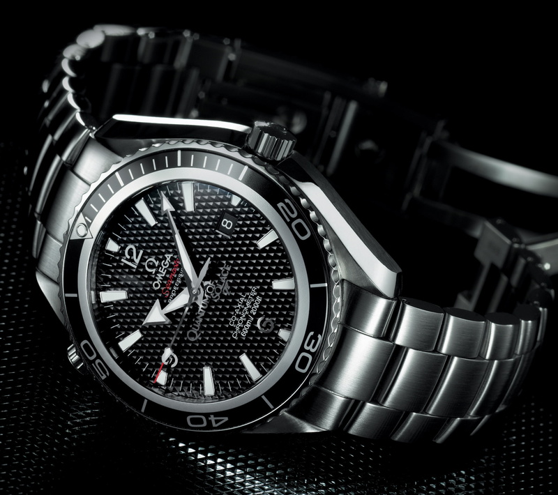 analog, Omega, colored, link, silver, 1080P, round, band, Ocean, black, Planet, watch
