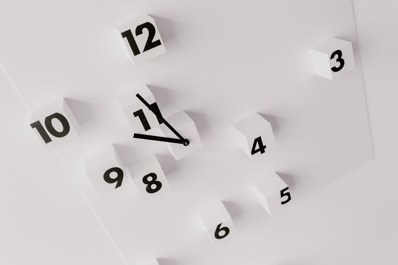 white color, reflection, conceptual, modern, time, clean, sign, minimal, concept, large group of objects, clocks, number, choice, indoors, wall, simple