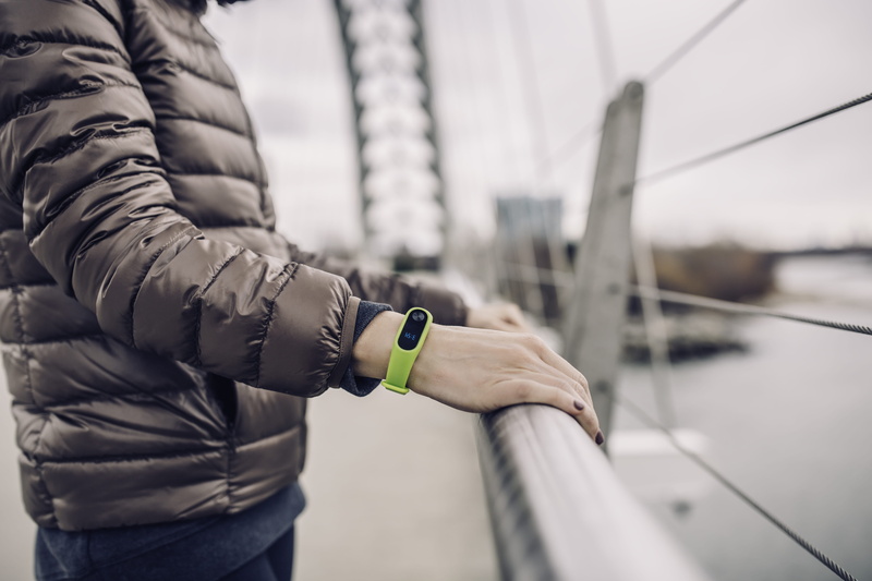 technology, jacket, pavement, checking the time, travel, dock, human, 5K, daylight, person, hands, smartwatch, urban, smart watch, wearable computer, clothing