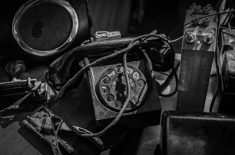 leather, indoors, vintage, no people, old, 4K, metal, black, photography, table, ancient, number, phone, communication, technology, focus on foreground