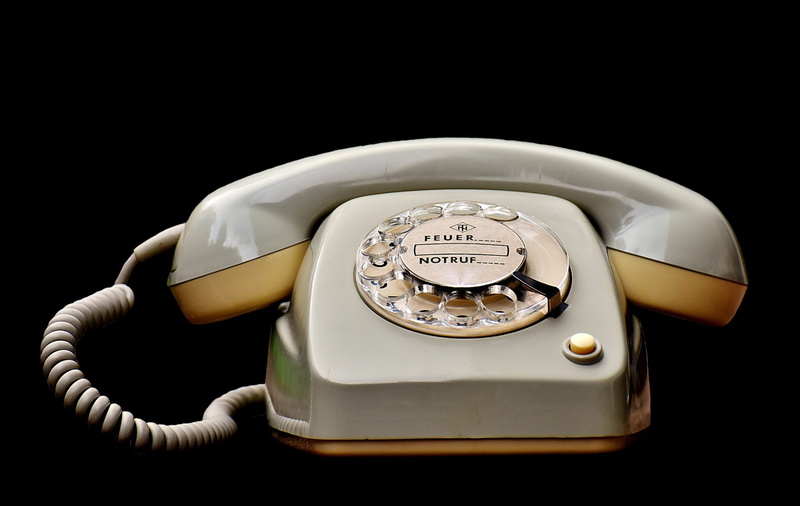 telephone line, nostalgia, grey, black background, retro styled, telephone, no people, single object, telephone receiver, cut out, connection, landline phone