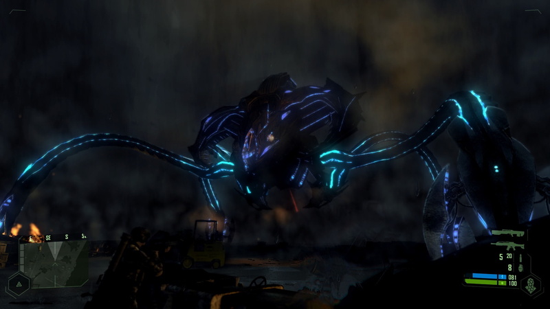 big, art, daddy, marauder, big daddy, video, Crysis, games, hd, alien, 1080P, Technology