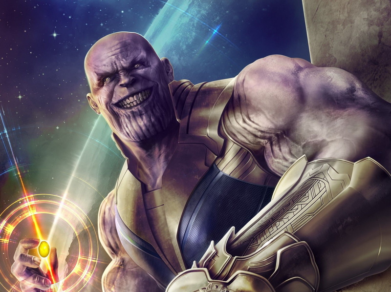 thanos, 720P, artwork, stone, infinity