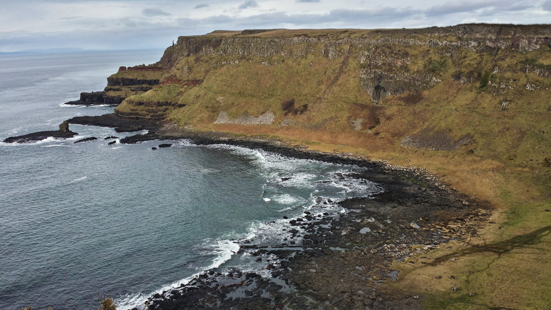 forest, places, woods, ireland, horizon, landscape, green, mountaineering, solid, stack rock, mountain, giants causeway, infinity, rock, rocky coastline