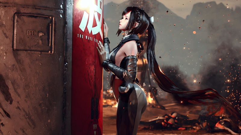 SHIFT UP Corporation, video game girls, 4K, women, 4K, Project Eve, Playstation 5, Sony