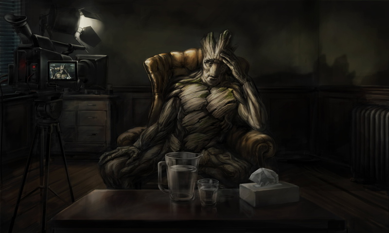 Comics, Guardians of the Galaxy, Marvel Comics, 4K, Groot