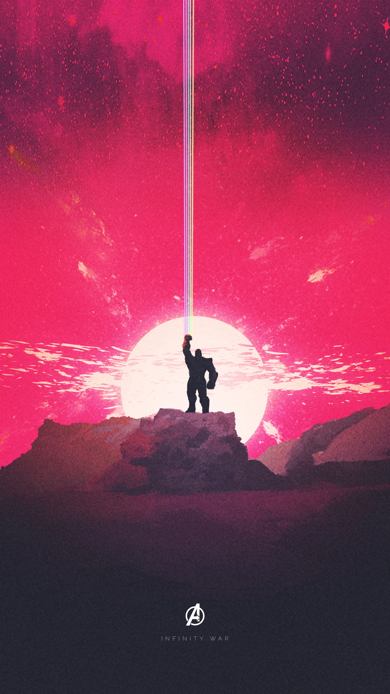 Artwork, 4K, Avengers: Infinity War, Thanos, HD